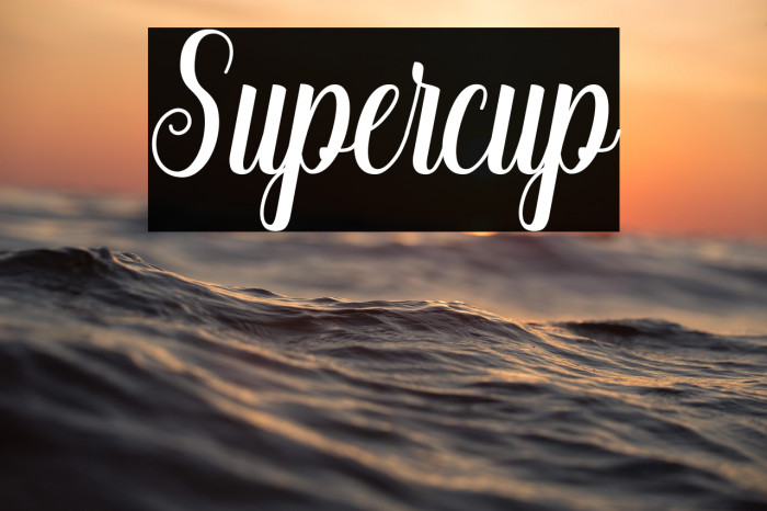 Supercup Example 3