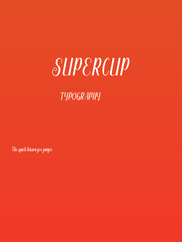 Supercup Poster