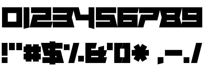 Superdie Font OTHER CHARS