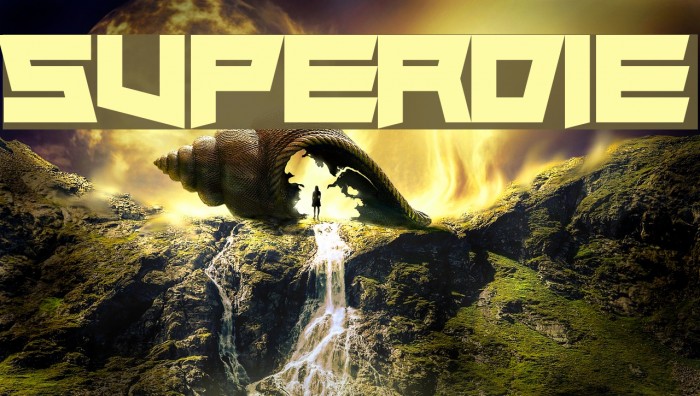Superdie Font examples