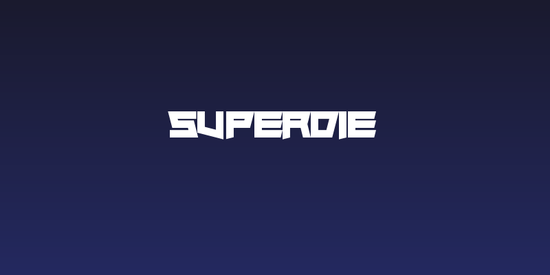 Superdie Social Header
