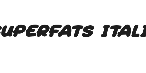 Superfats Italic Logo