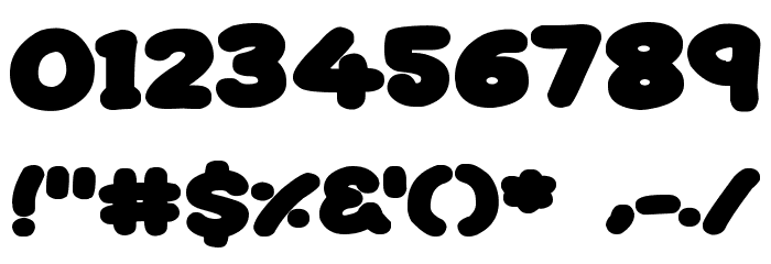 Superfats Font OTHER CHARS