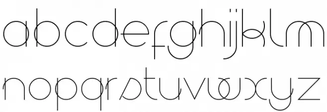 Superfine Light 字体 大写
