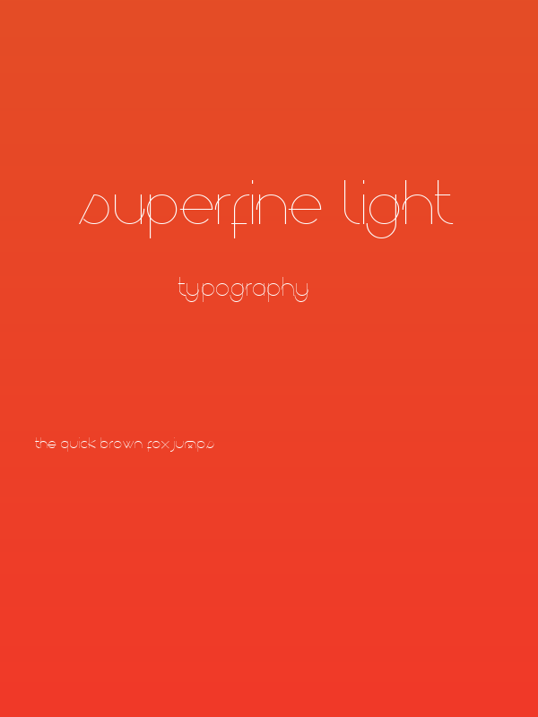 Superfine Light Poster