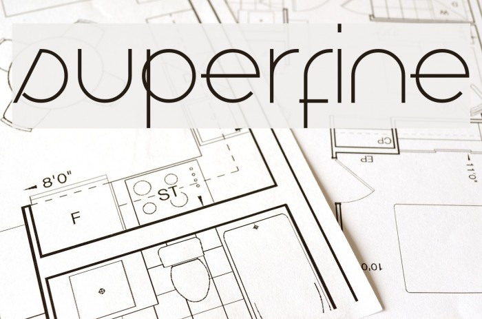 Superfine Font examples