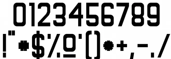 Superfly 2001 Heavy Font OTHER CHARS