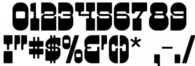 Superfly Font OTHER CHARS