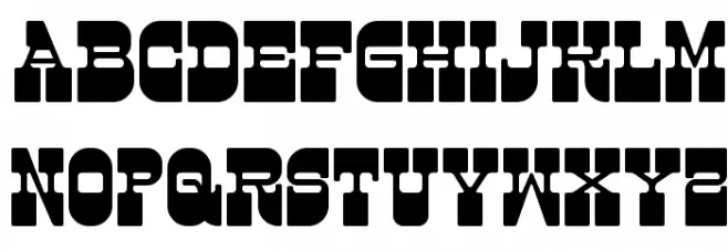 Superfly Schriftart Groß