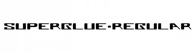 Superglue-Regular  Frei Schriftart Herunterladen