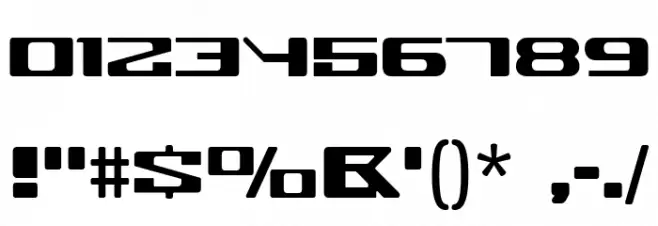 Superglue-Regular Font OTHER CHARS