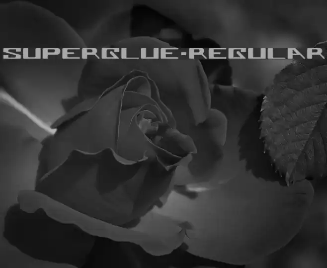Superglue-Regular Fonte examples