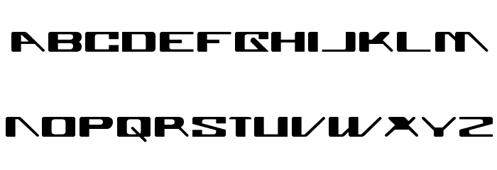 Superglue-Regular Schriftart Kleinbuchstaben