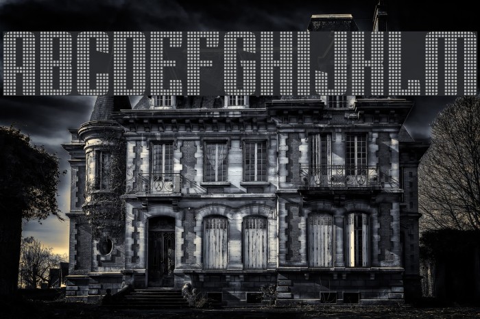 Superguns Grid Regular Font examples