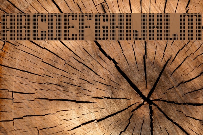 Superguns Grid Regular Font examples