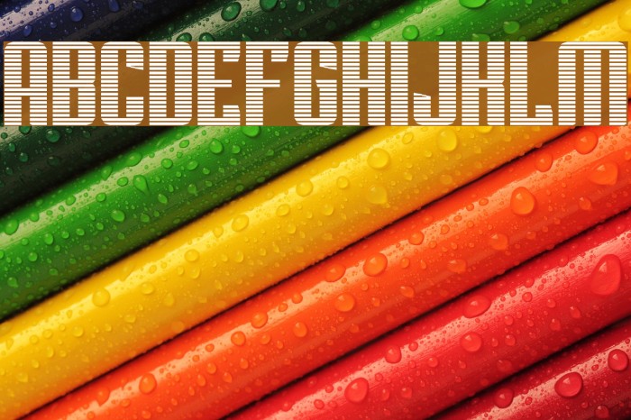 Superguns Horizontal Regular Font examples