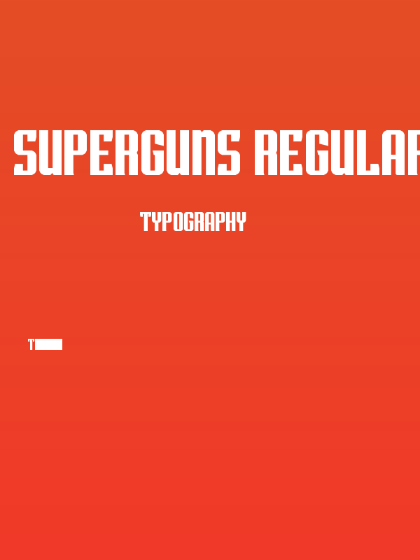 Superguns Regular Poster