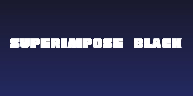 Superimpose Black Social Header