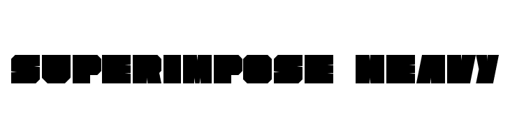 Superimpose Heavy Font