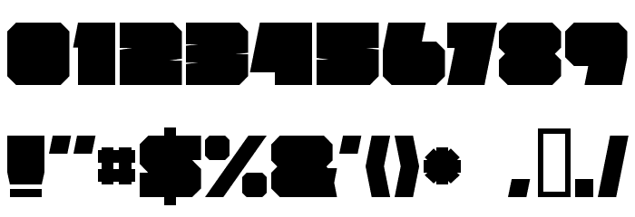 Superimpose Heavy Font OTHER CHARS