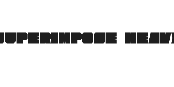 Superimpose Heavy Logo