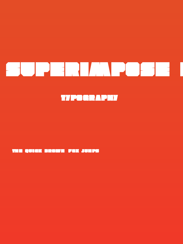Superimpose Heavy Poster
