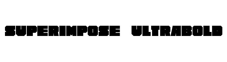 Superimpose UltraBold  font caratteri gratis