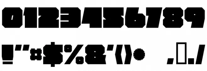 Superimpose UltraBold Font OTHER CHARS