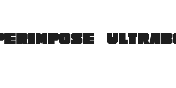 Superimpose UltraBold Logo