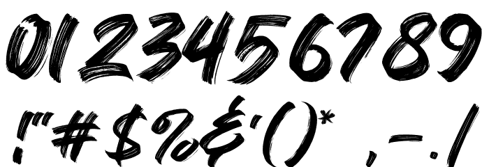 Superion Font OTHER CHARS