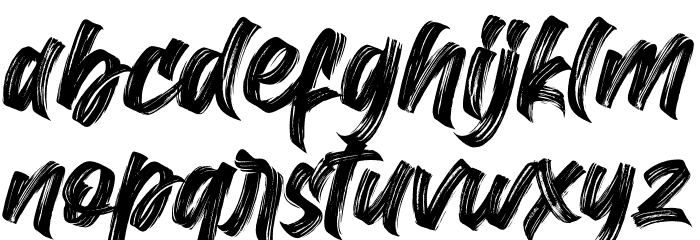 Superion Font LOWERCASE