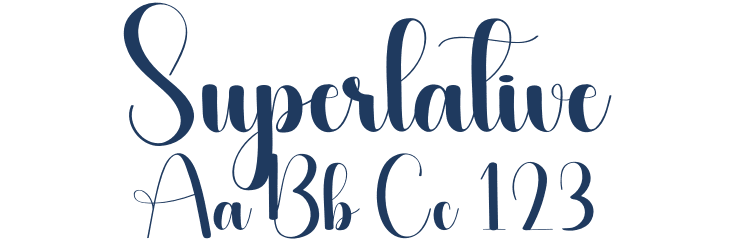 Superlative Font Preview