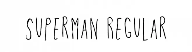 Superman Regular  Free Fonts Download