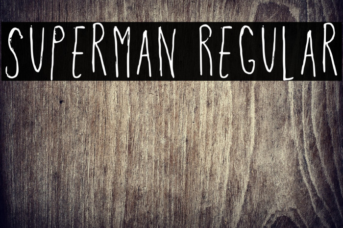 Superman Regular Example 1