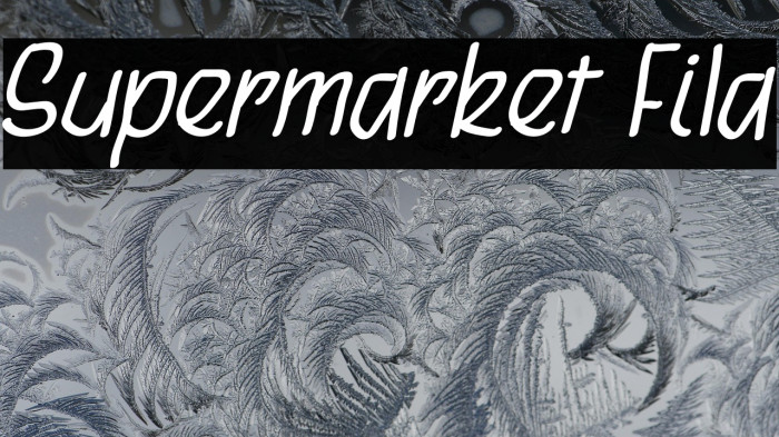 Supermarket Fila Example 3