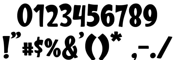 Supermarket of Love Font OTHER CHARS