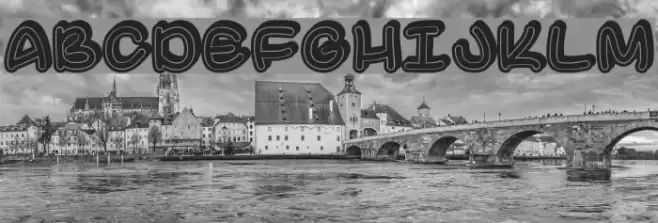 SupermassiveBlackHole Font examples