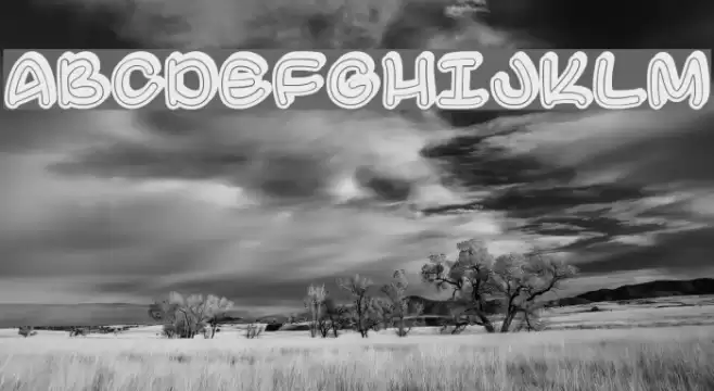 SupermassiveBlackHole Font examples