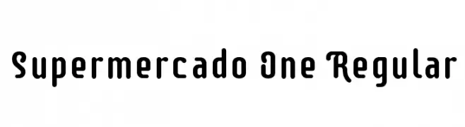 Supermercado One Regular  フリーフォントのダウンロード