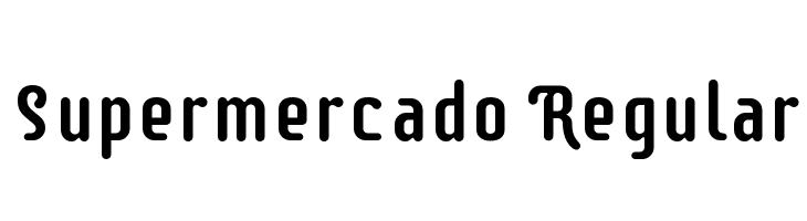 Supermercado Regular Font