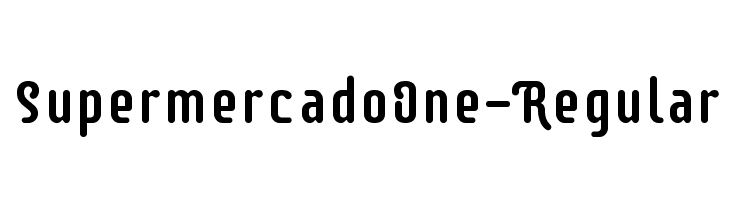 SupermercadoOne-Regular  Free Fonts Download