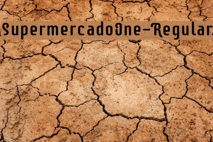SupermercadoOne-Regular Font examples