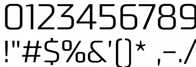 SupermolotLight Font OTHER CHARS