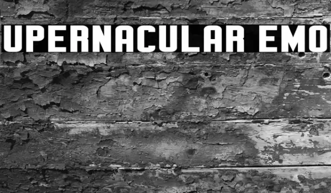 Supernacular Demo Font examples