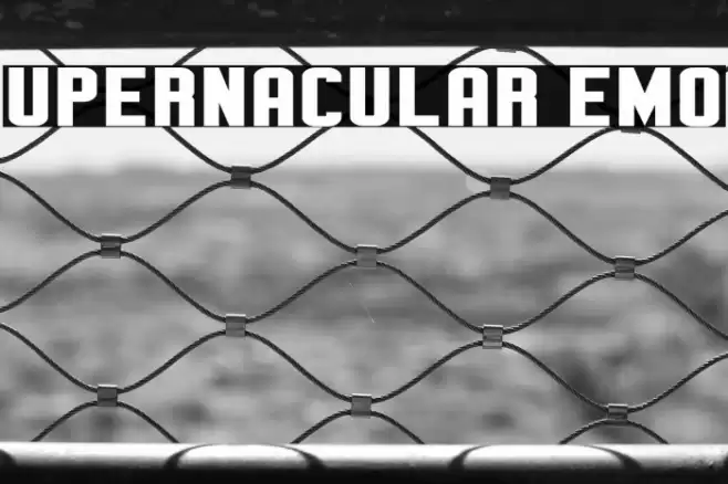 Supernacular Demo Font examples