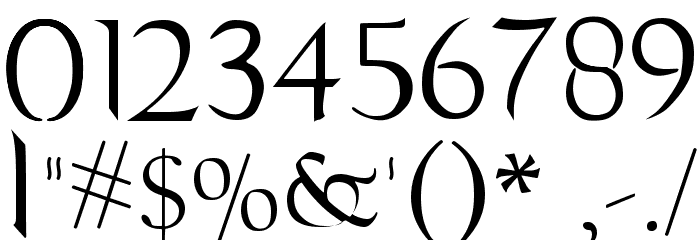 Supernatural Knight Font OTHER CHARS