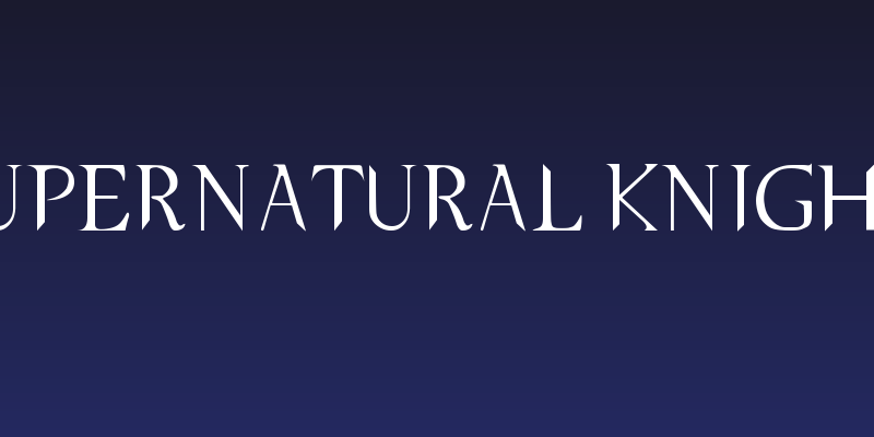 Supernatural Knight Social Header