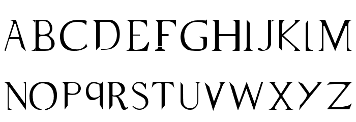 Supernatural Knight Font LOWERCASE