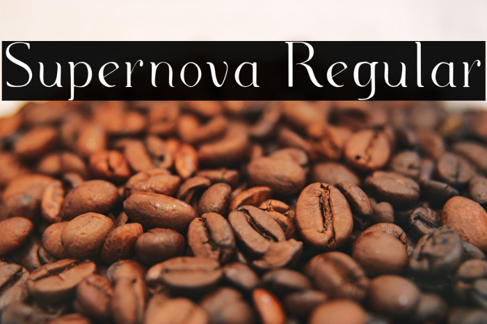 Supernova Regular Example 3