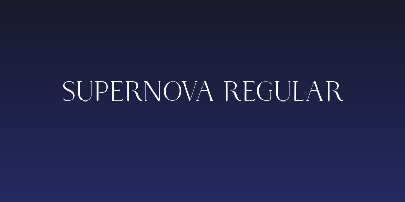 Supernova Regular Social Header